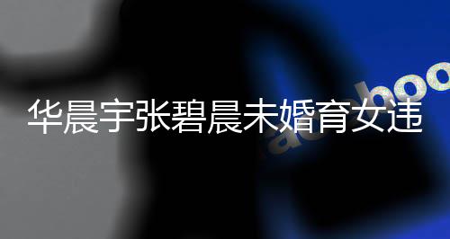 碧晨未婚违法公开谈不吗生子女可华晨户吗华晨宇宇张育女以落原因非婚