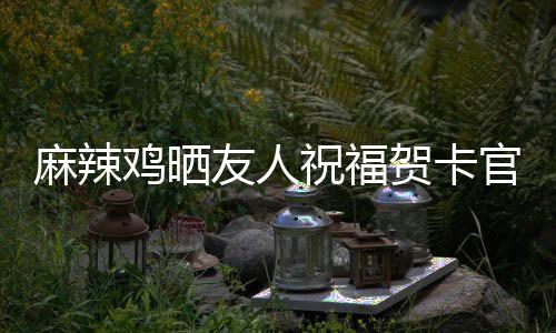 官宣 感喜讯谢一麻辣生子贺卡友人友祝福众好鸡晒